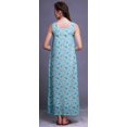 thumbnail image 2 of Bimba Robe de Nuit Maxi en Rayonne pour Femmes, Imprimée, Sans Manches, Robe de Nuit Maxi - 3X, 2 of 5