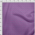 thumbnail image 4 of oneOone Viscose Jersey Purple Fabric Asian Block Sewing Material Print Fabric By The Yard 60 Inch Wide, 4 of 4