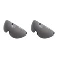 thumbnail image 1 of Transemion for Visor Peak 5-Snap Open Face Spare Parts Replaces Grey Type B 2Set, 1 of 6