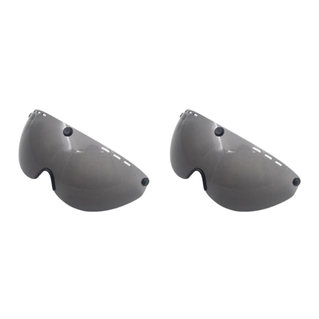 Transemion for Visor Peak 5-Snap Open Face Spare Parts Replaces Grey Type B 2Set