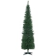 thumbnail image 1 of HOMCOM 7' Pencil Christmas Tree, Slim Artificial Xmas Tree with Realistic Branches, Sturdy Stand, Green, 1 of 9