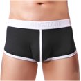 thumbnail image 1 of EOYWHK Cotton Boxer Briefs for Men Breathable Compression Athletic Underwear Seamless Boxers Color Blocked Briefs, 1 of 3