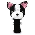 thumbnail image 2 of StitchHead Hand Stitched Yarn Animal Driver/Wood Head Cover - Boston Terrier, 2 of 2