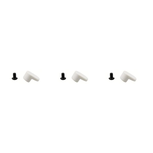 Maoww Crochet de Garde-Boue Pince de Roue Pièce de Remplacement Installation Pratique Coloré Finition Soignée Raccords Améliorés Crochets Arrière Blanc Ensemble de 3