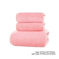 thumbnail image 3 of LSLJS Soft Linen Premium 3 Pc Towel Set 1 Bath Towel 1 Hand Towel 1 Washcloth Cotton Towels for Bathroom Towel Set for Adults-Highly Absorbent and Towel Set, Bath Towels, 3 of 6
