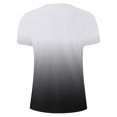 thumbnail image 4 of Qertyioot Été Mode Casual Hommes Col Rond Imprimé Top Hipster Chemise, 4 of 5