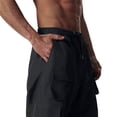 thumbnail image 4 of Plebaso Pantalon Cargo pour Homme, Pantalon de Randonnée Décontracté à Cordon, Léger, Uni, Pantalon de Travail d'Extérieur pour Homme, 4 of 4
