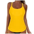 thumbnail image 1 of Women's Lace - Up Swimwear Tops - Underwire, Full Coverage, Push - Up, Tie - Back - Polyester, for Swimming Pool & Beach - Available in Multiple Sizes, 1 of 6