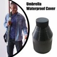 thumbnail image 2 of Plastic Waterproof Umbrella Cover - Black, 24-Rib, 14MM Diameter, 82cm Length, 2 of 8
