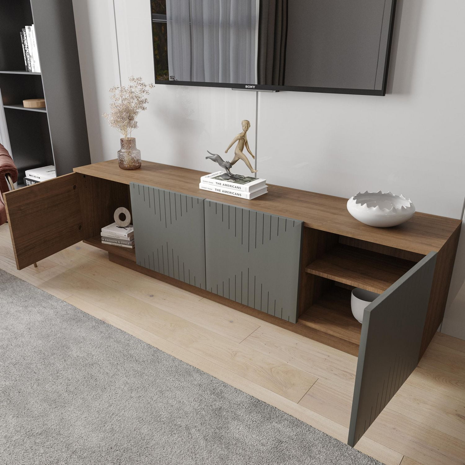 Nexera Meuble TV Riva 72 pouces
