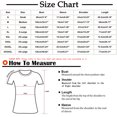 thumbnail image 3 of Culottes pour Femmes Hauts pour Femmes Tendance à la Mode Décontracté Col Ras du Cou Imprimés Manches Courtes Col Rond T-Shirt Haut m Multicolore, 3 of 6