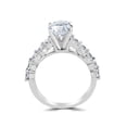 thumbnail image 2 of Diamond Engagement Ring 2 Carat Round Cut Solitaire 14K White Gold, 2 of 4
