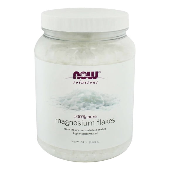 NOW Foods - NOW Solutions 100% Pure Magnesium Flakes - 54 oz.