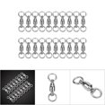thumbnail image 5 of Swive Solid Rings High Strength Stainless Steel Fishing Swivel Rolling Snap Lure Connectors Tackle Accessories, 5 of 5