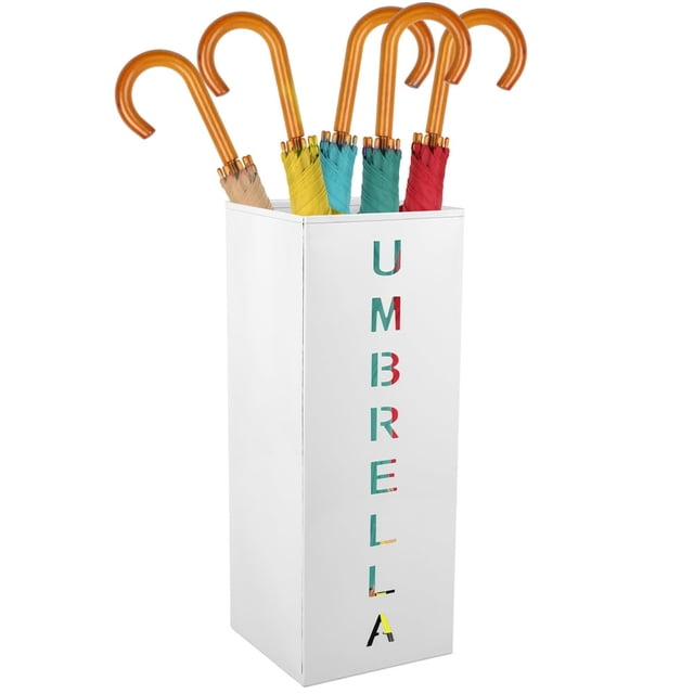 POINTERTECK Porte-Parapluie en Métal Support Carré pour Parasol Noir