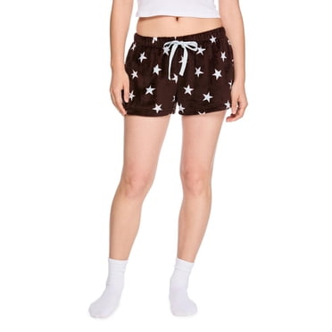 No Boundaries Women's Plush Sleep Short