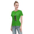 thumbnail image 4 of T-Shirt Basique à Manches Courtes pour Femmes une Pièce Trafalgar, 4 of 6