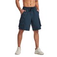 thumbnail image 2 of jsaierl Men's Drawstring Cargo Shorts Multi-Pocket Workwear Shorts Loose Fit Jogging Athletic Five-Inch Pants, 2 of 9