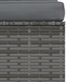 thumbnail image 3 of vidaXL 4 Piece Garden Lounge Set with Cushions Grey Poly Rattan, 3 of 5