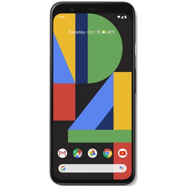 Google Pixel 4 XL, Fully Unlocked | Black, 128 GB, 6.3 in Screen | Grade A+