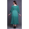 thumbnail image 4 of Bimba Robe Maxi à Volants Longue en Coton pour Femmes, Style Bohème Renaissance à Smocks - Grand, 4 of 5