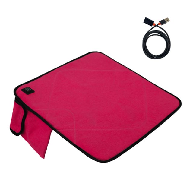 Birdeem Usb Electric Heating Seat Cushion,Portable Heated Seat Cushion,Car Heated Seat Cover Foldable Heating Pad with 3 Temperature Level for Fishing, Hunting