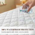 thumbnail image 2 of Waterproof Quilted Mattress Cover & Pillowcases Set,Waterproof Mattress Protector,Washable for Home, Bedroom, Hote, 2 of 8