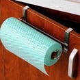 thumbnail image 2 of relayinert Stainless Steel Paper Towel Holder Rustproof Hanging Tissue Rack Bathroom Toilet Roller Stand, 2 of 5