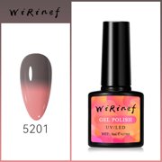 FcBaudy Nail Gel Color Changing Gel Nail Lacquer Temperature Change Gel Nail Lacquer Soak Gel Polishing Nail Art Sky Collection Gradient Nails For Nail Art DIY Home nail art