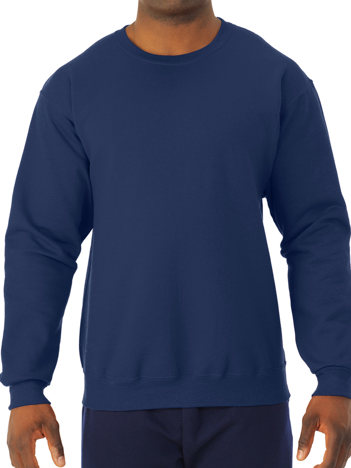 Jerzees Men's NuBlend Fleece Sweatshirts & Hoodies, Sweatshirt-Navy, Medium