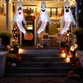 thumbnail image 5 of Hbdhejl Halloween Windsocks With White Led String Lights 47.2 Inch Light Up Hanging Outdoor Halloween Decorations Battery Operated Waterproof For Halloween Party Yard Decor, 5 of 5