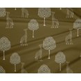 thumbnail image 4 of oneOone Polyester Lycra Fabric Tree & Giraffe Block Print Fabric BTY 56 Inch Wide, 4 of 4