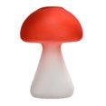 thumbnail image 1 of Frosted Red Mushroom Vase Yellow Brown Stable For Home Living Room Creative Glass Crafts Decor, 1 of 21