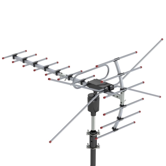 TV Antenna 110 Miles Amplified Digital HDTV Antenna with 360 Rotation Wireless Remote Control 26 Feet Wire
