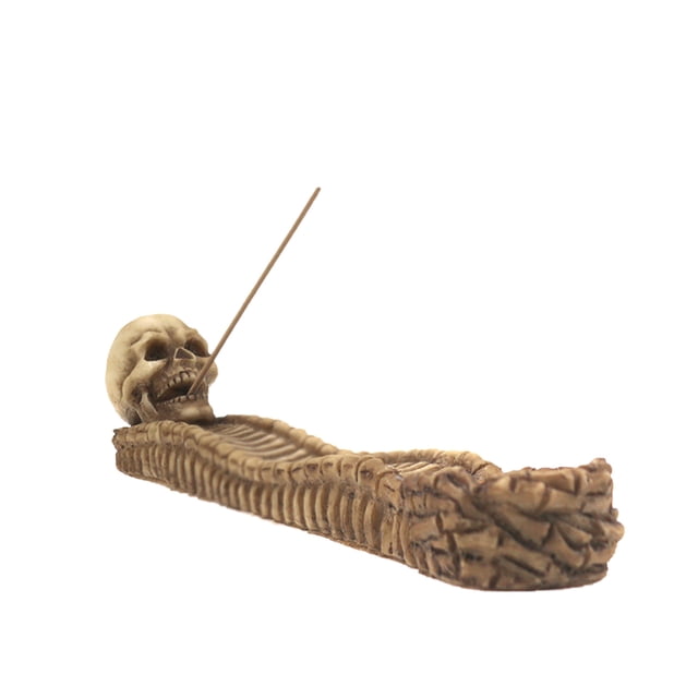 Cqxid Desktop Ornament Under $10 Halloween Skull Incense Board Aromatherapy Container Suitable For Office