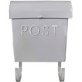 thumbnail image 1 of NACH Série Euro Boîte aux Lettres Moderne - Support de Courrier Décoratif - Support de Courrier Décoratif - Boîtes aux Lettres Murales pour l'Extérieur - Boîte aux Lettres en Métal Galvanisé Résistante à la Rouille - 12 Pouces x 11 Pouces x 4.5 Po - Quincaillerie Incluse, 1 of 9