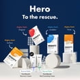 thumbnail image 4 of Hero Cosmetics Mighty Patch Duo pack, Hydrocolloid Patches for Pimples on Face & Body, Original and Invisible+ Acne Treatment for Blemishes, 12ct, 4 of 6