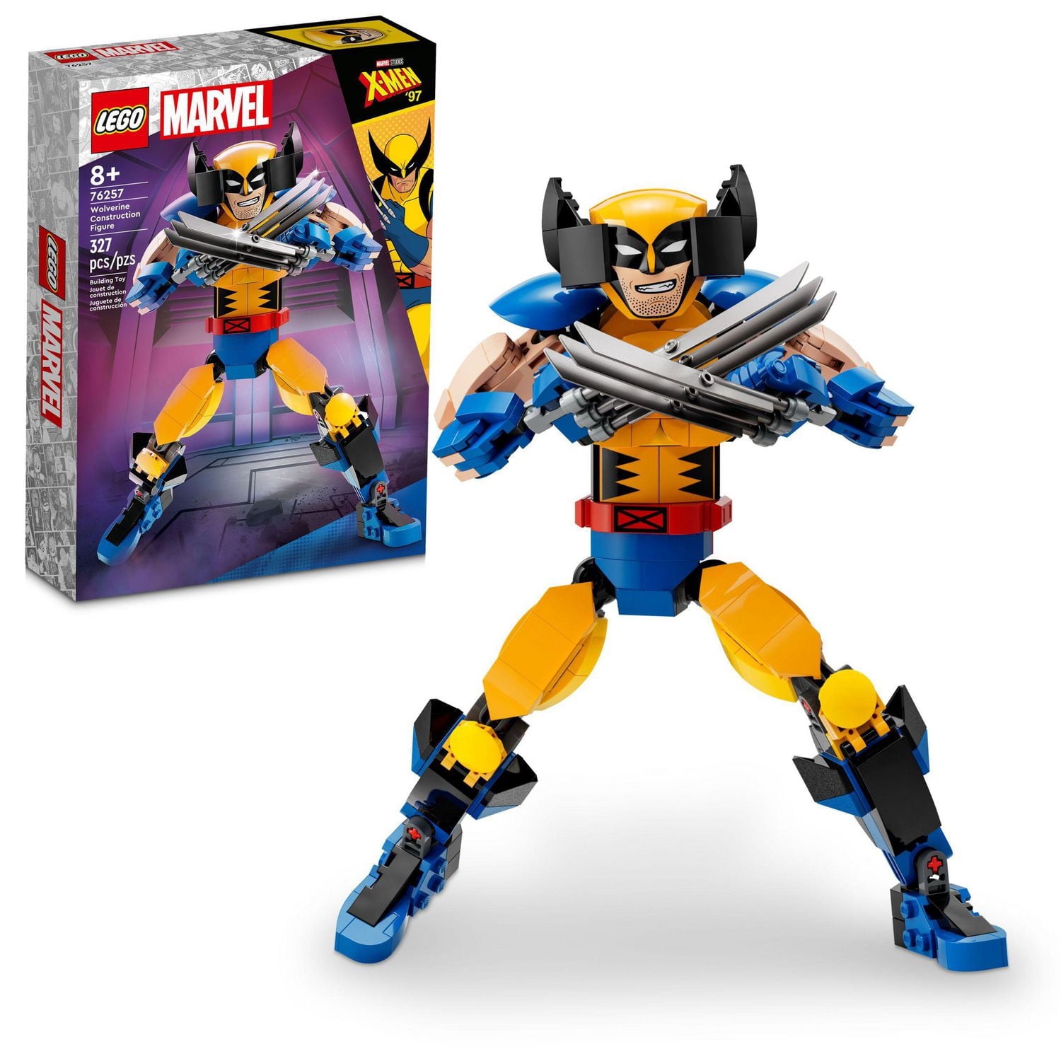 LEGO Marvel La figurine à construire de Wolverine 76257 Ensemble de jeu de construction (327 pièces)
