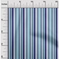 thumbnail image 1 of oneOone Cotton Poplin Fabric Multicolor Stripe Printed Fabric 1 Yard 42 Inch Wide, 1 of 3