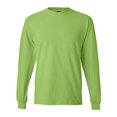 thumbnail image 1 of Hanes Beefy-T Men`s Long-Sleeve T-Shirt, S, Lime, 1 of 1