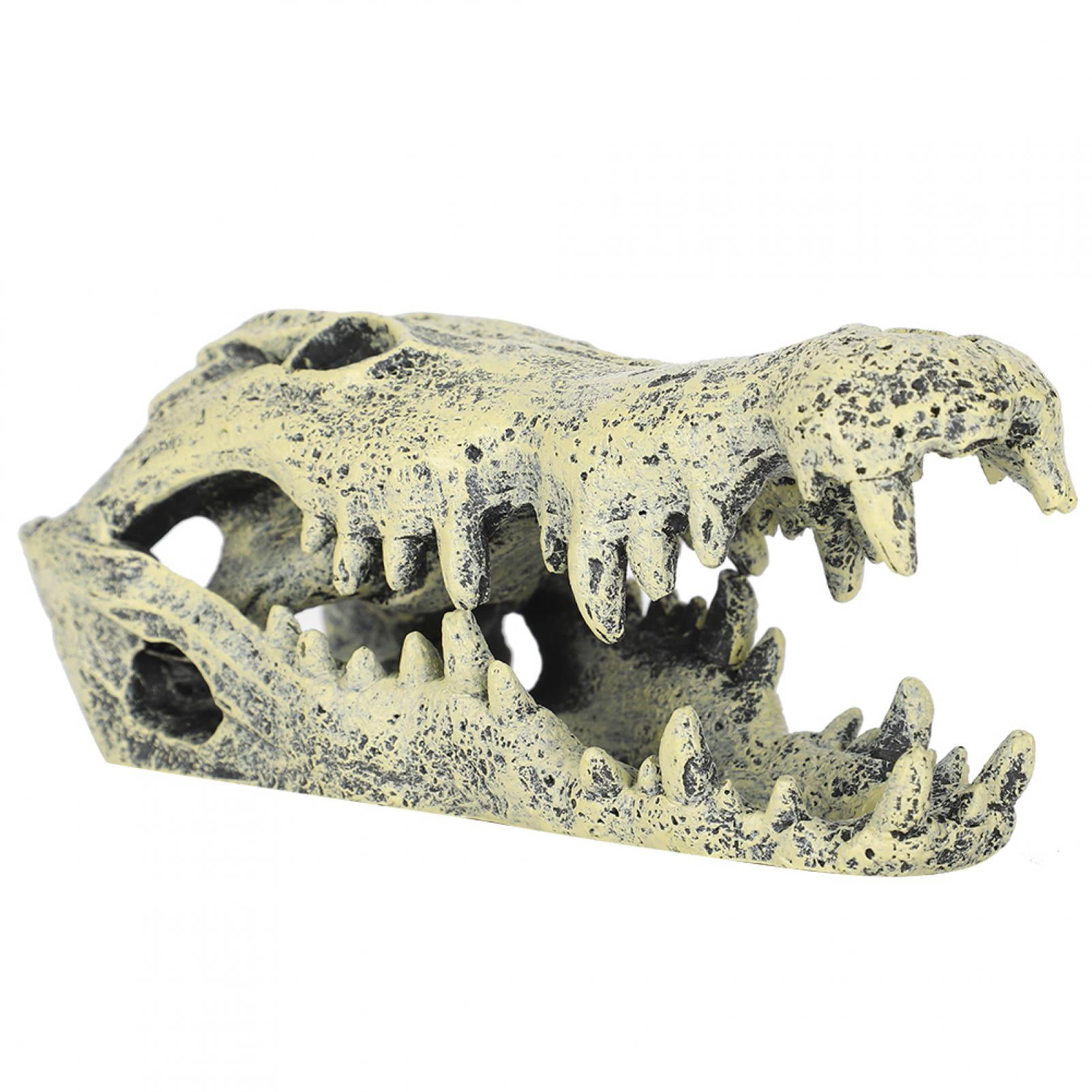 LHCER Aquarium Fish Tank Decor Fish Tank Skull Decor, Resin Fish Tank Skull Ornament Fish Tank Skull Ornament, For Aquarium Fish Tank Decor