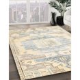 thumbnail image 2 of Ahgly Company Tapis Rond Traditionnel Persan Brun Tan pour Intérieur, 3 Pieds Rond, 2 of 6