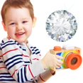 thumbnail image 2 of Multicolor Wooden Camera Shaped Visual Effect Toy For Kids Rotating Lens Early Learning Educational Kaleidoscope Inspires Exploration 3.7 X 2.8 X 2.2 Inches, 2 of 6