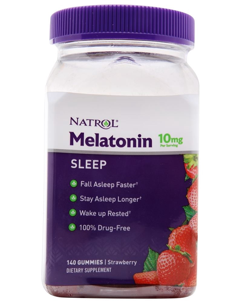 Natrol - Melatonin Sleep Support Strawberry 10 mg. - 140 Gummies