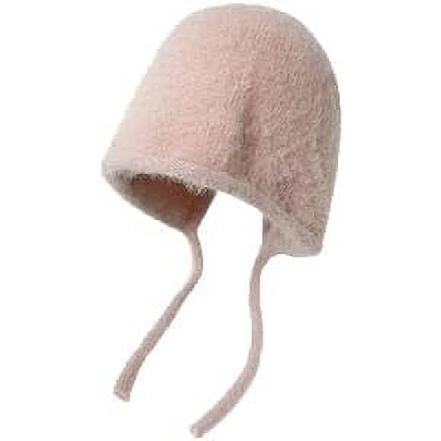 LinYooLi Bonnet Mignon Y2K pour Femmes, Chaud et Moelleux, Bonnet Japonais Coloré Kawaii avec Protection des Oreilles