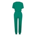 thumbnail image 5 of Yuyuzo Womens Workout Sets 2 Piece Short Sleeve Crew Neck T-Shirts Drawstring Jogger Pants with Pockets, 5 of 5