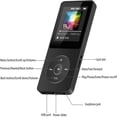 thumbnail image 4 of CHUANK Bluetooth MP3 Music Player Lossless Portable External Ultra Thin Student MP3 Recorder, 4 of 9