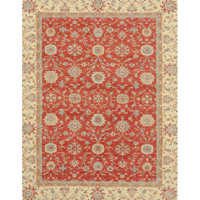 Ahgly Company Tapis d'Intérieur Rectangulaires Abstraits Orientaux Rouges, 2 Pieds x 3 Pieds