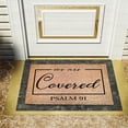 thumbnail image 4 of Front Door Mat Durable Coir Doormats Mat for Shoes By Front Door Inside Spring Rugs Indoor Low Profile Porch Patio Entrance Mat, Non Slip Outside Mat Doormat for Outdoor and Indoor Use, 4 of 9