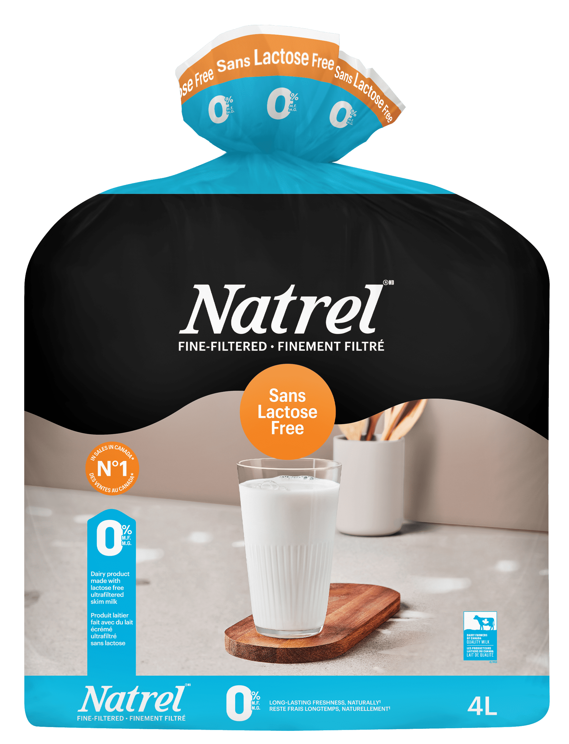 Natrel Lactose Free 0% Skim Milk 4L